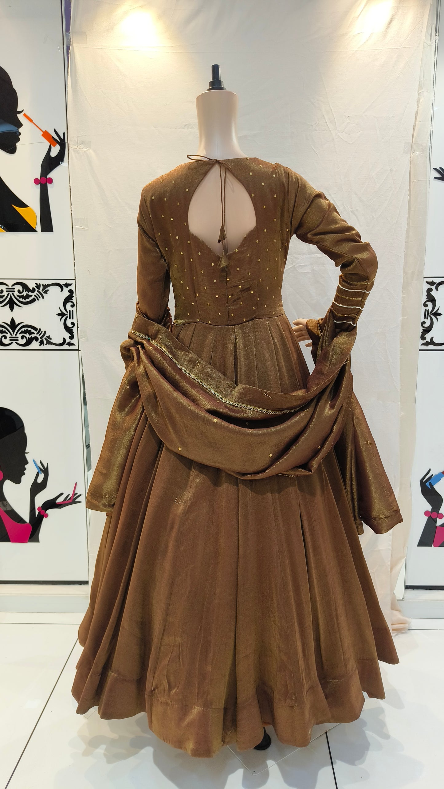 Jade Bulbul Designer Gown/Anarkali