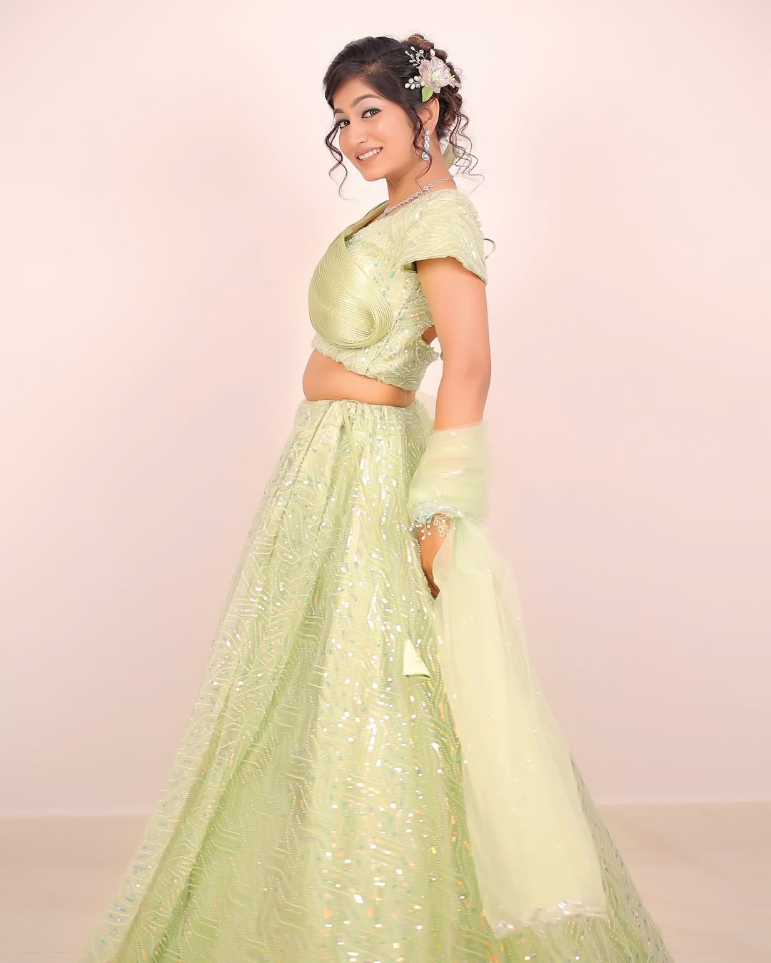 Elegant Green Gown