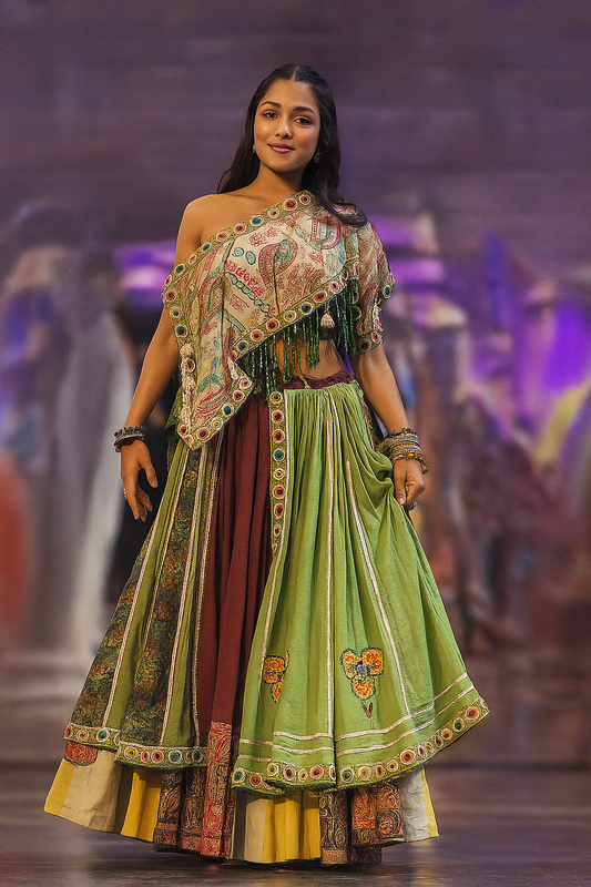 Floral designer lehenga