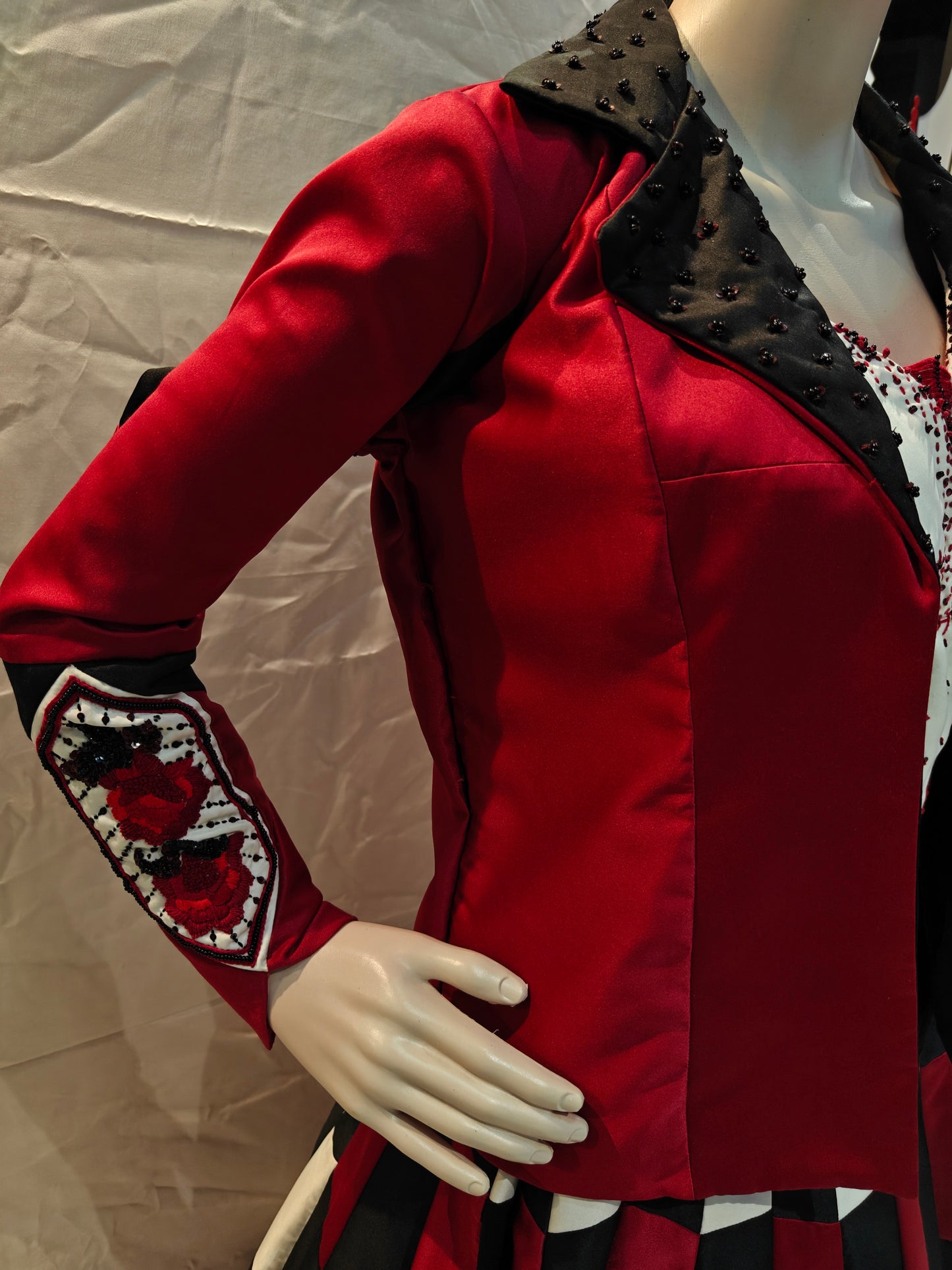 Scarlet Rangili Designer Lehenga Set