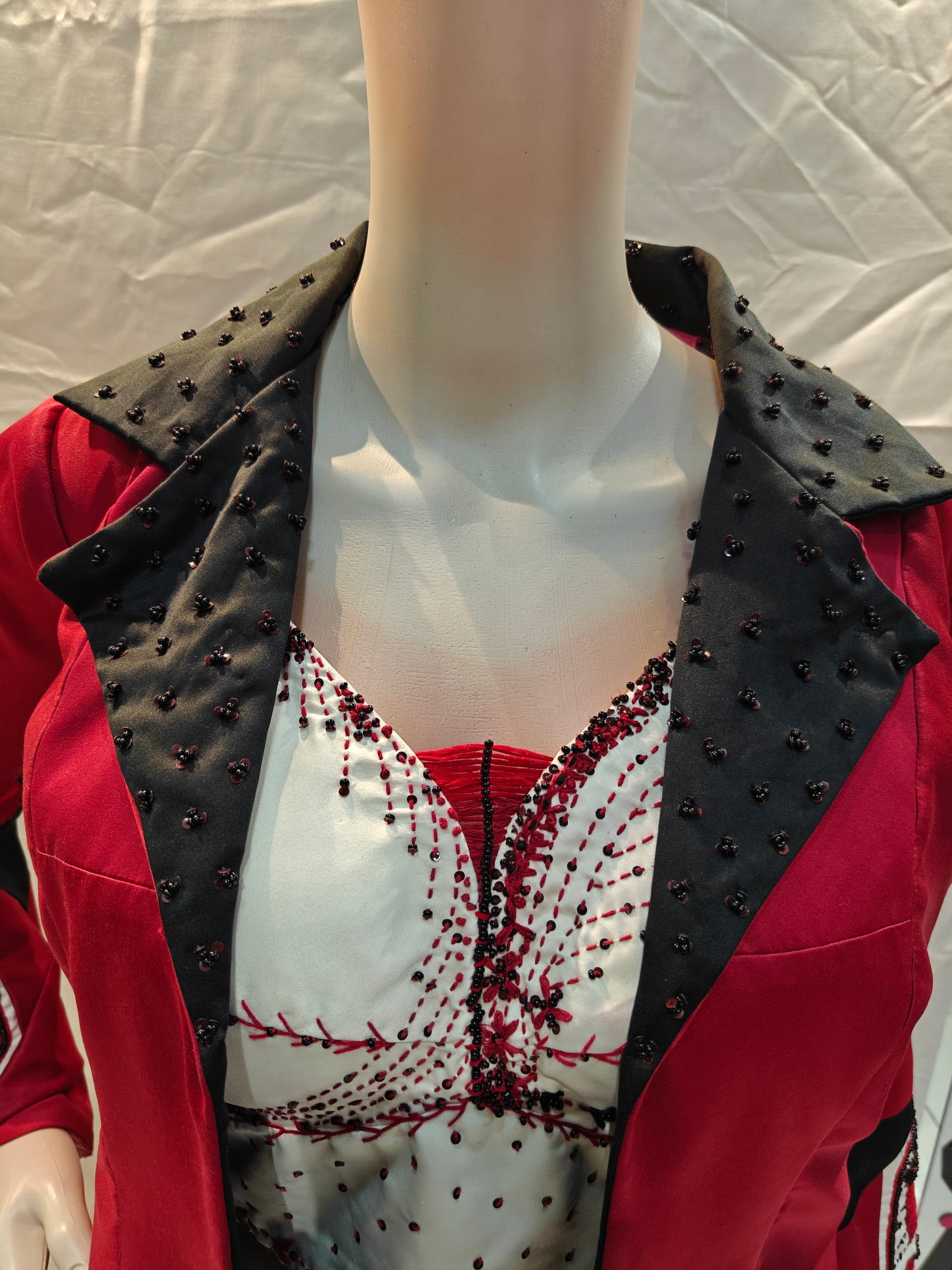 Scarlet Rangili Designer Lehenga Set