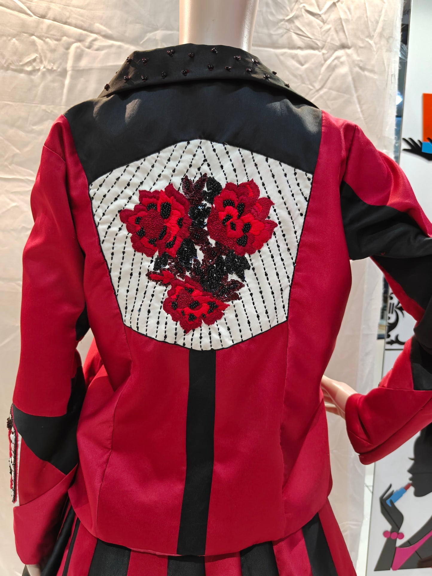 Scarlet Rangili Designer Lehenga Set