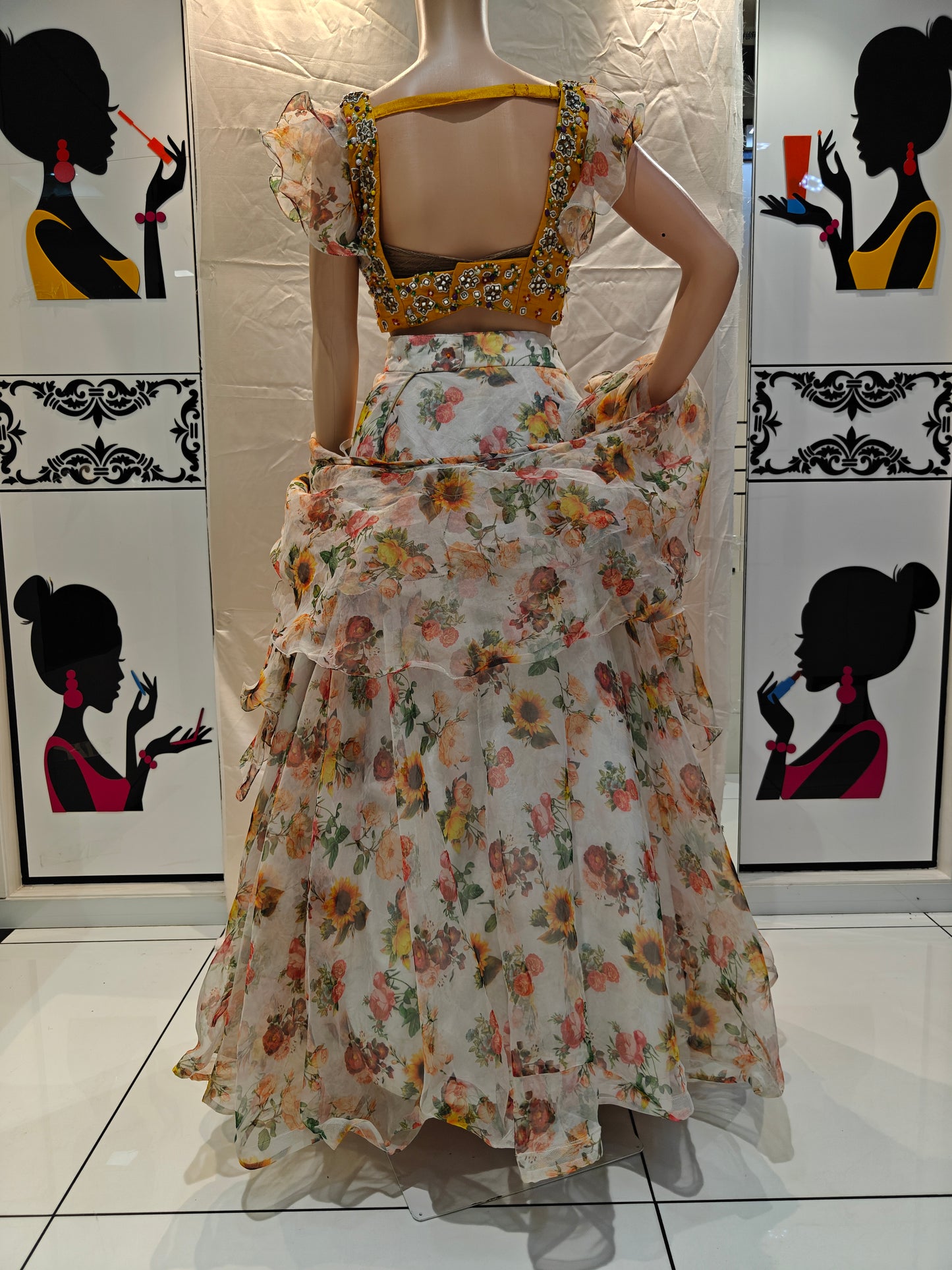 Basant Bahaar Bloom Lehenga