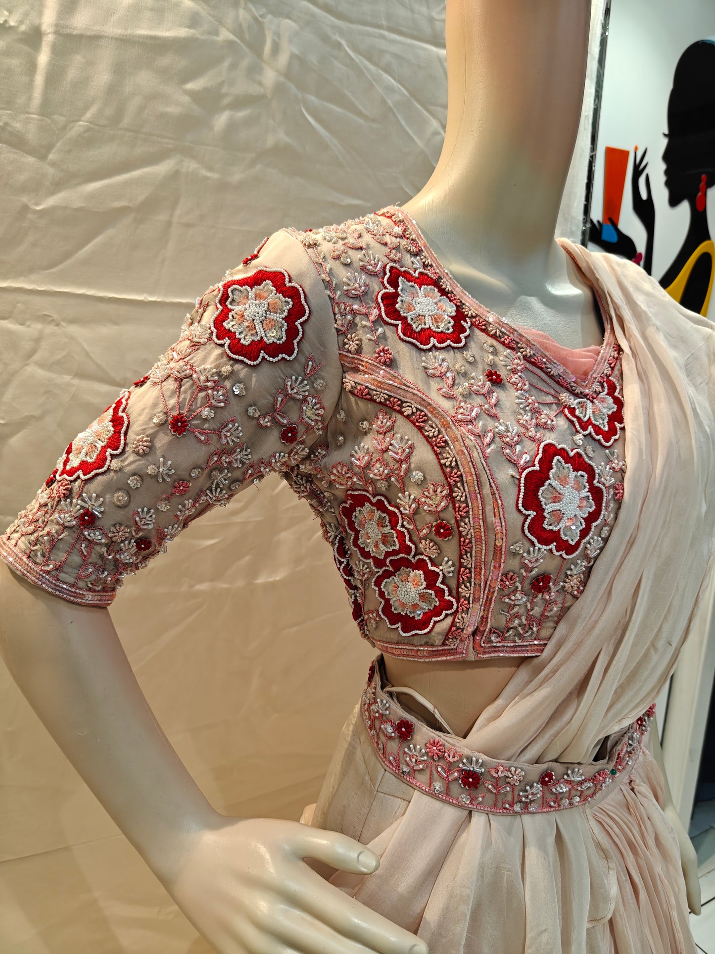 RosyBloom Gulnaar Designer Lehenga Set