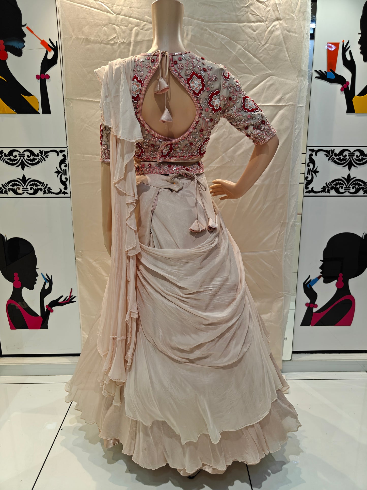 RosyBloom Gulnaar Designer Lehenga Set