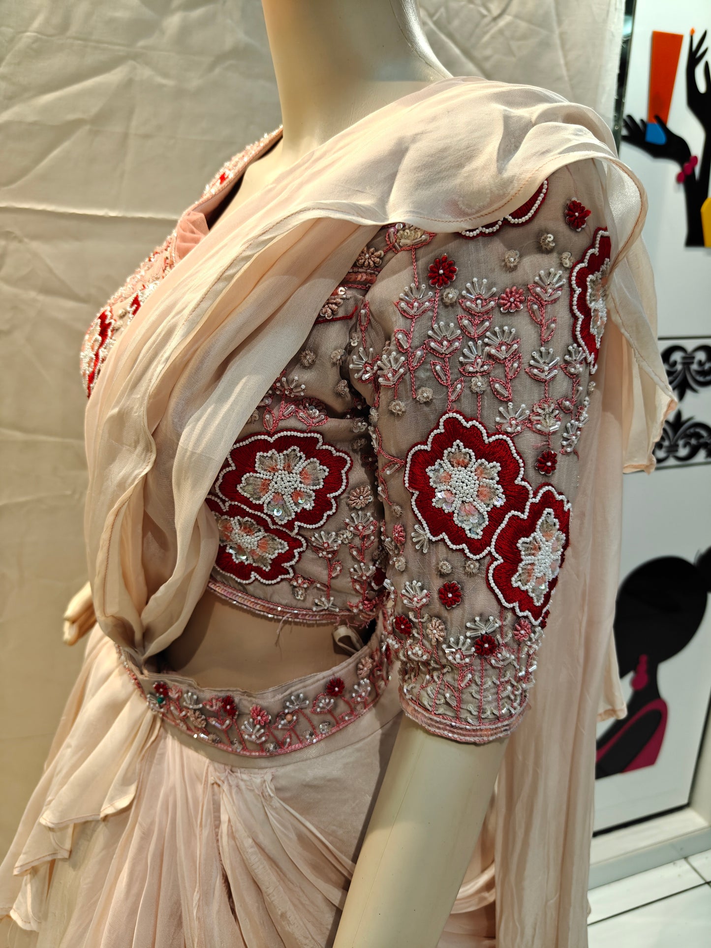 RosyBloom Gulnaar Designer Lehenga Set