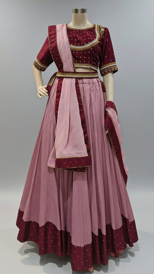 Roseline Vrinda Designer Lehenga