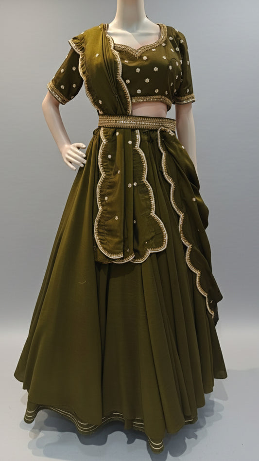 Pearl Heena Designer Lehenga