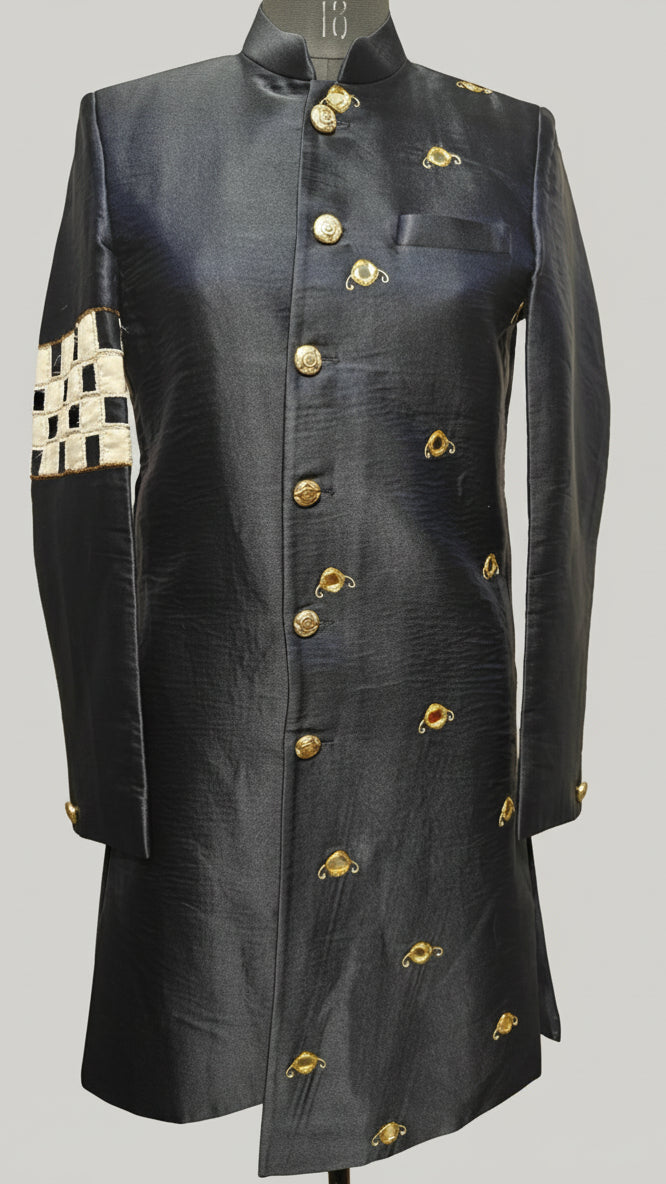 Ash Glow Designer Indo-Western