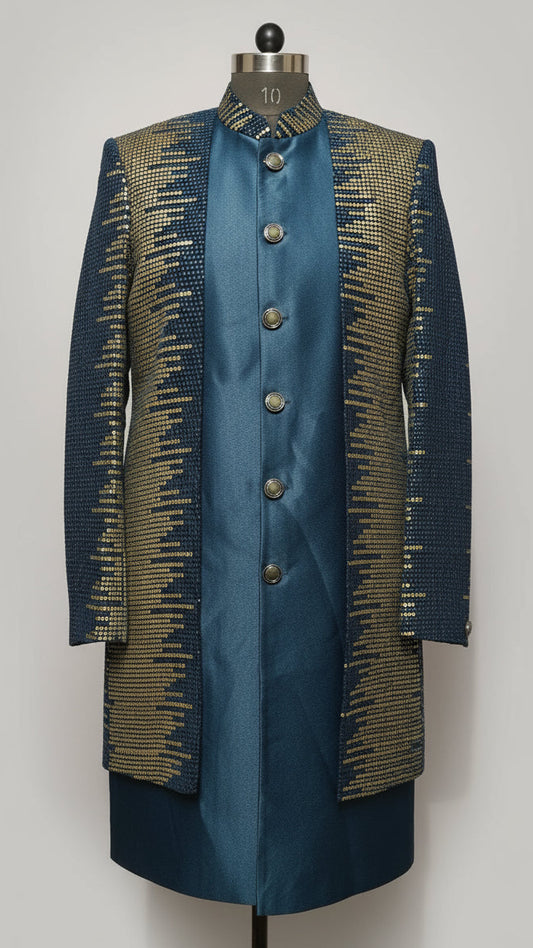 Blue Mist Designer Indo-Western