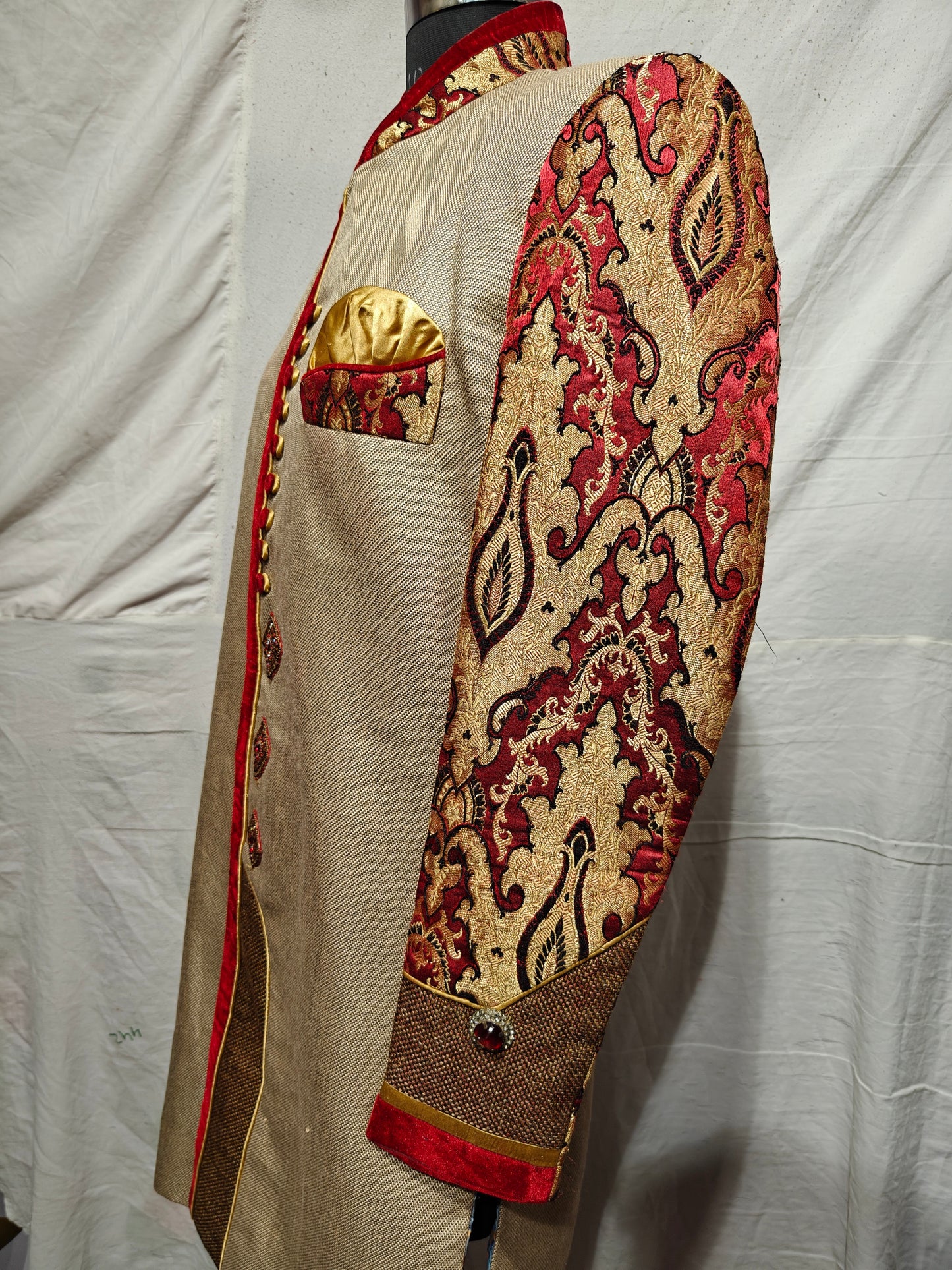 Walnut Carve Designer Indo-Western