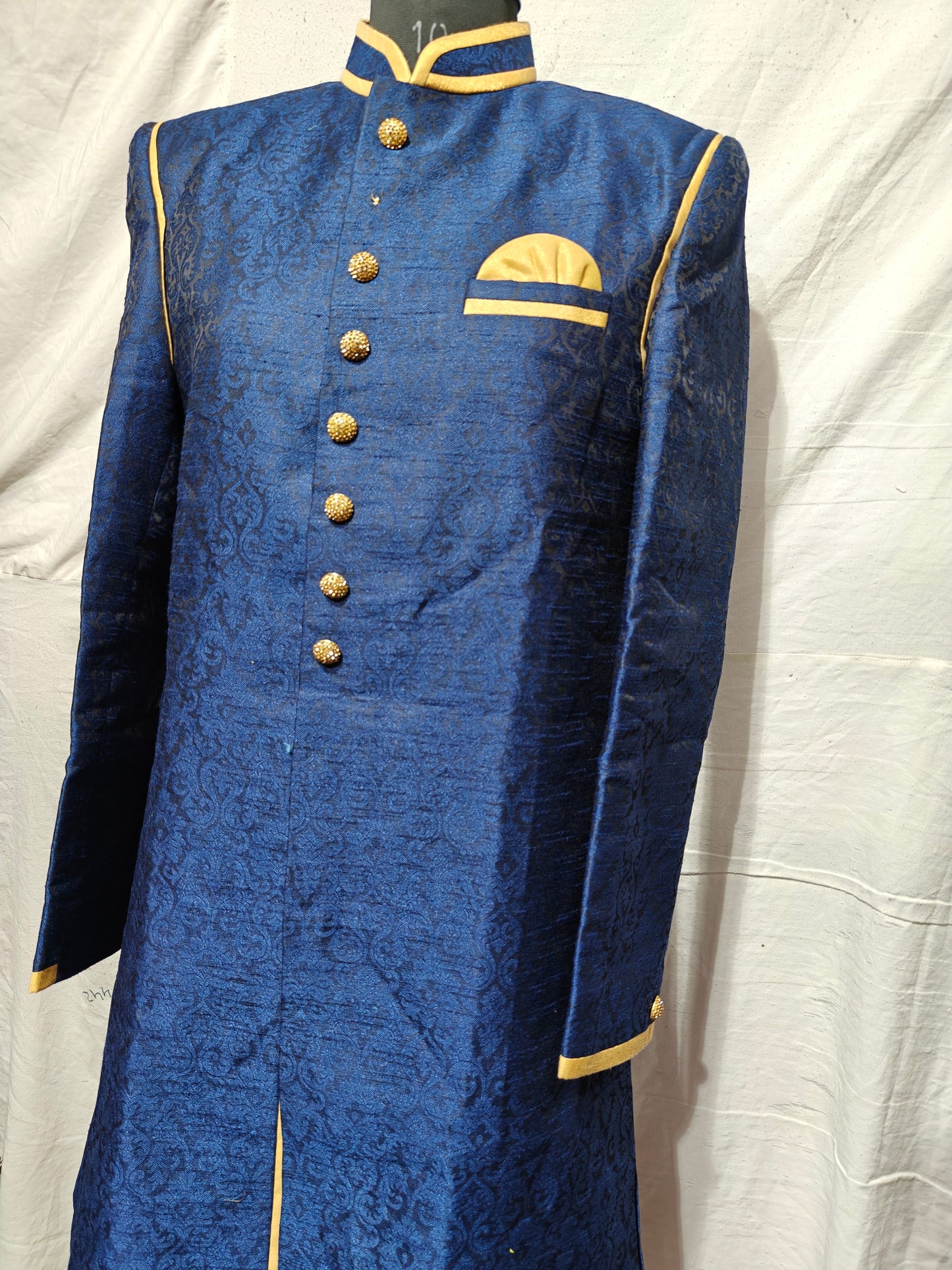 Navy Stone Designer Indo-Western