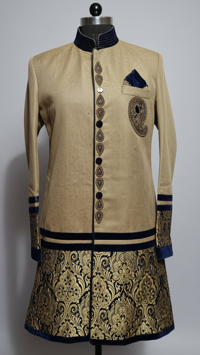 Mocha Man Designer Indo-Western