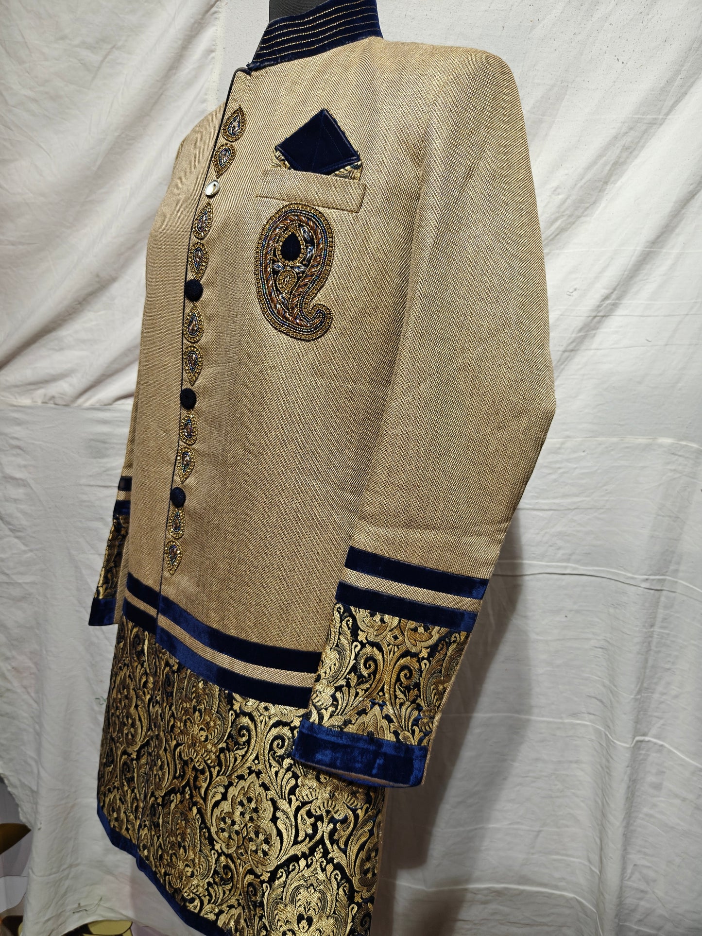 Mocha Man Designer Indo-Western