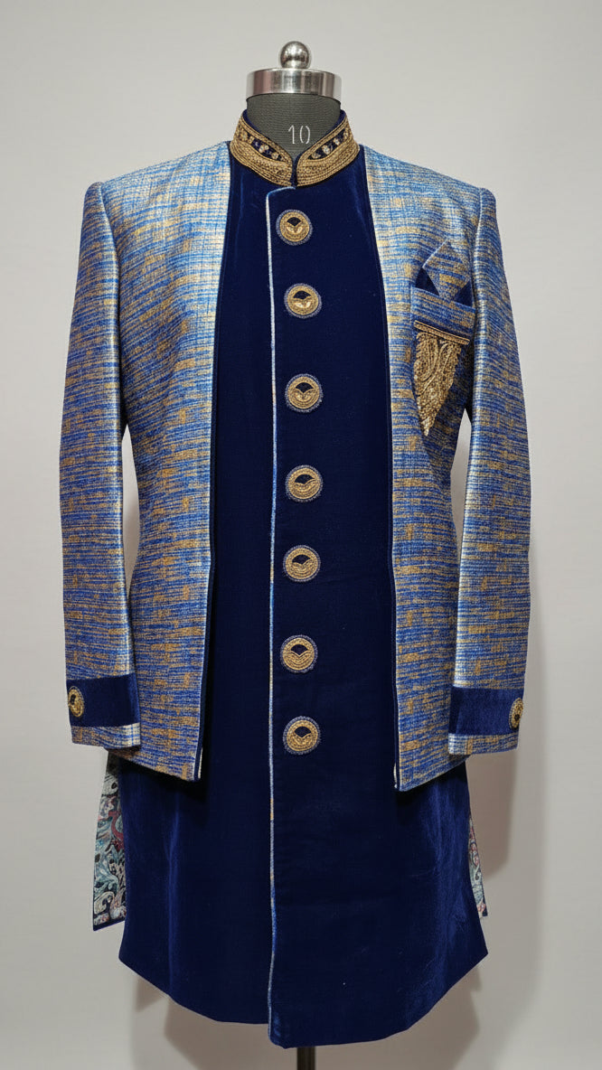 Blue Pebble Designer Indo-Western