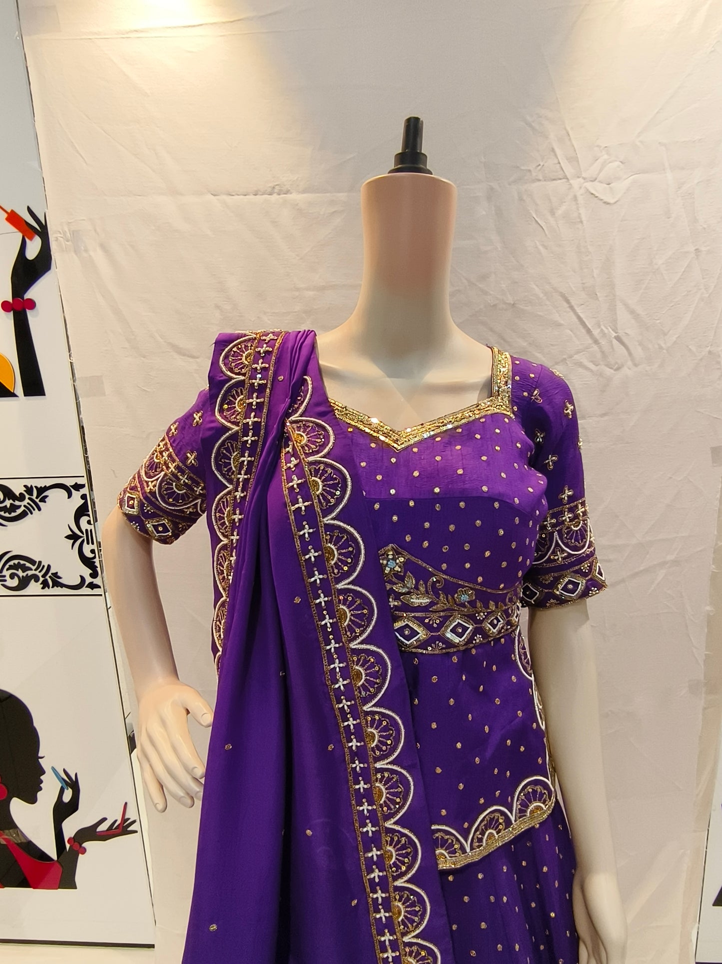 Baingani Mohini Designer Lehenga Set