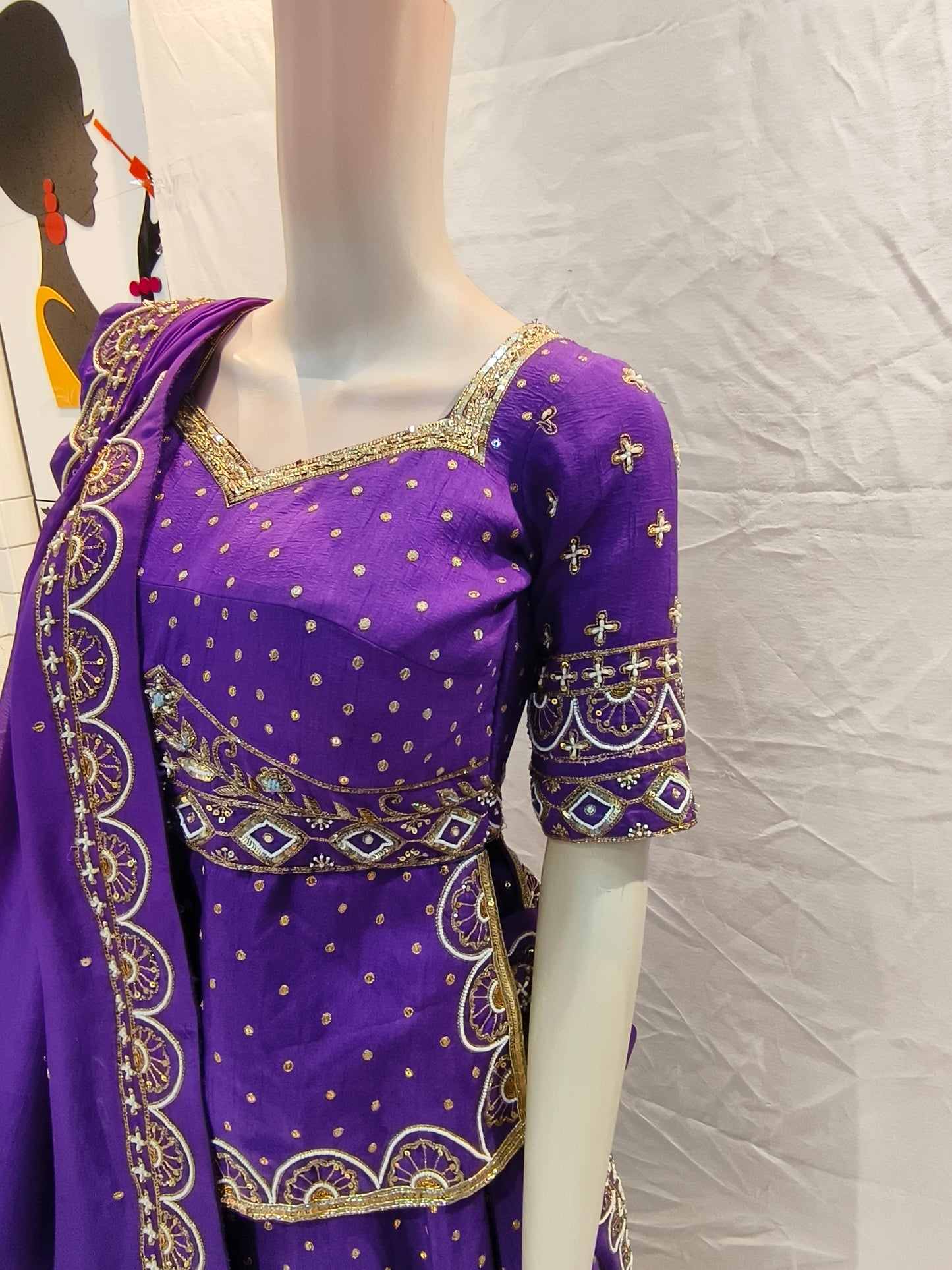 Baingani Mohini Designer Lehenga Set