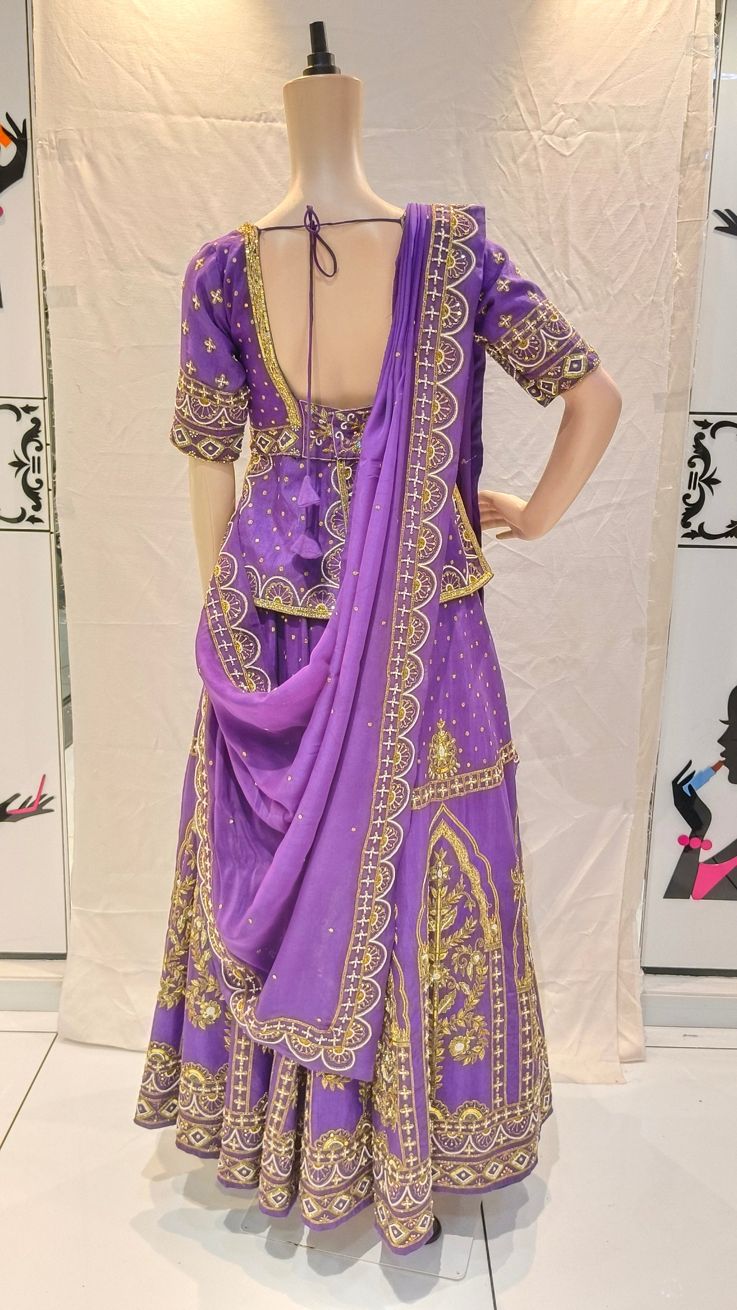 Baingani Mohini Designer Lehenga Set