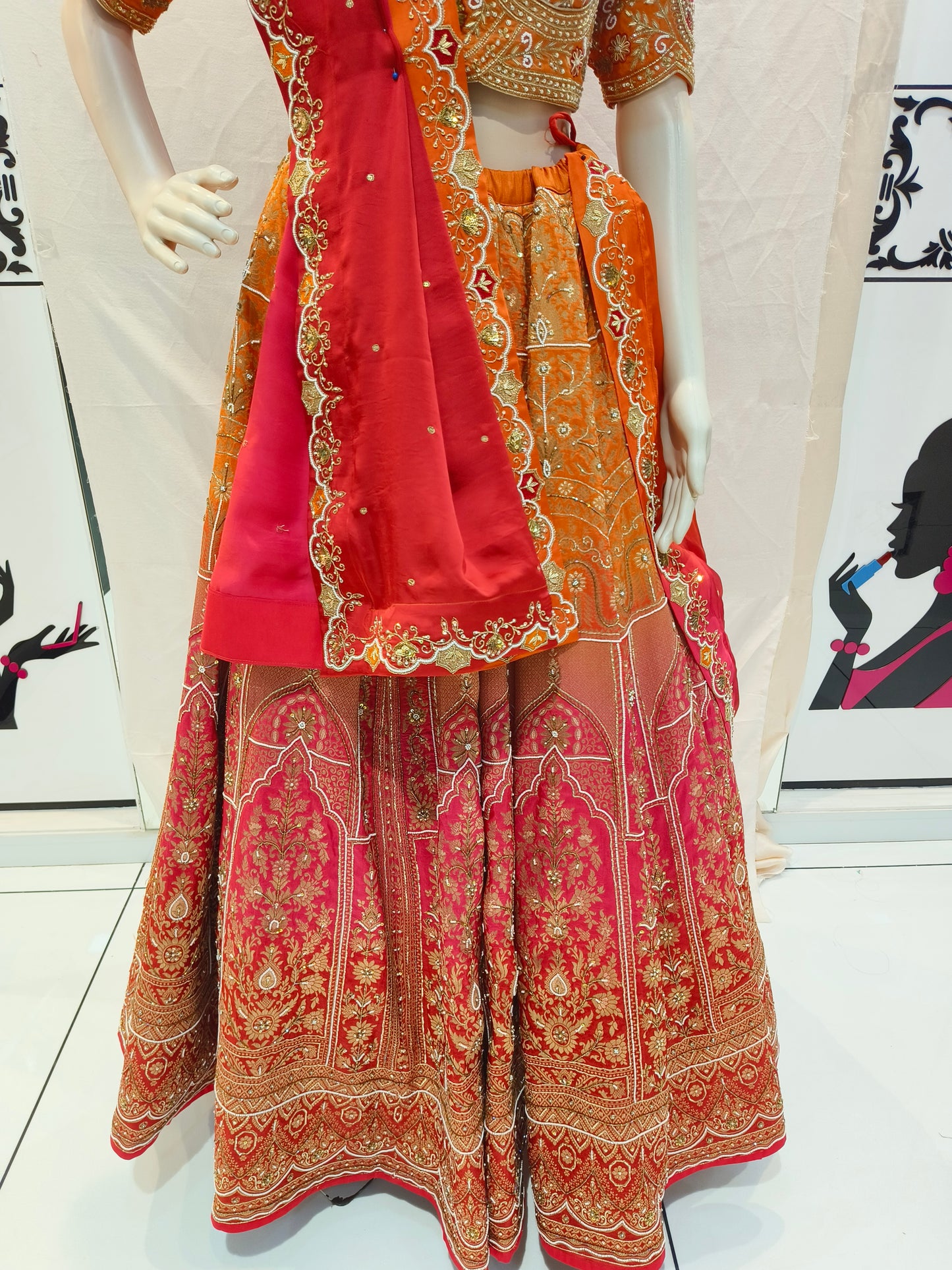 Aagni Sangini Designer Lehenga W/D