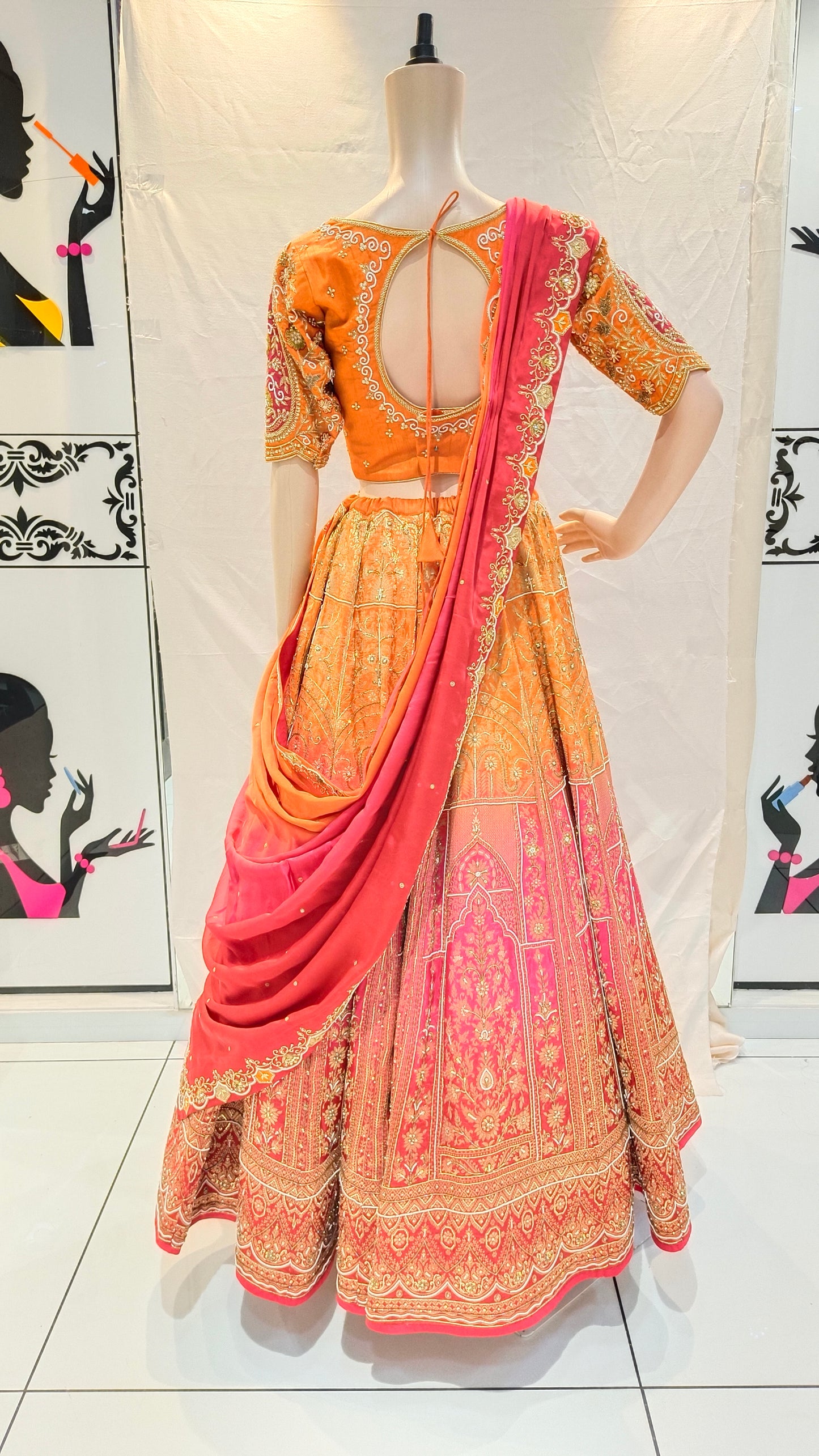 Aagni Sangini Designer Lehenga W/D