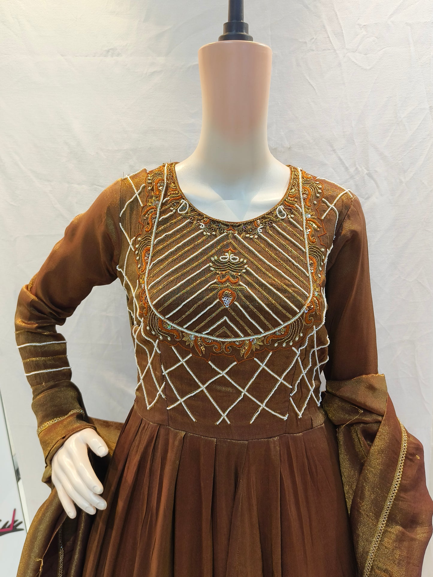 Jade Bulbul Designer Gown/Anarkali