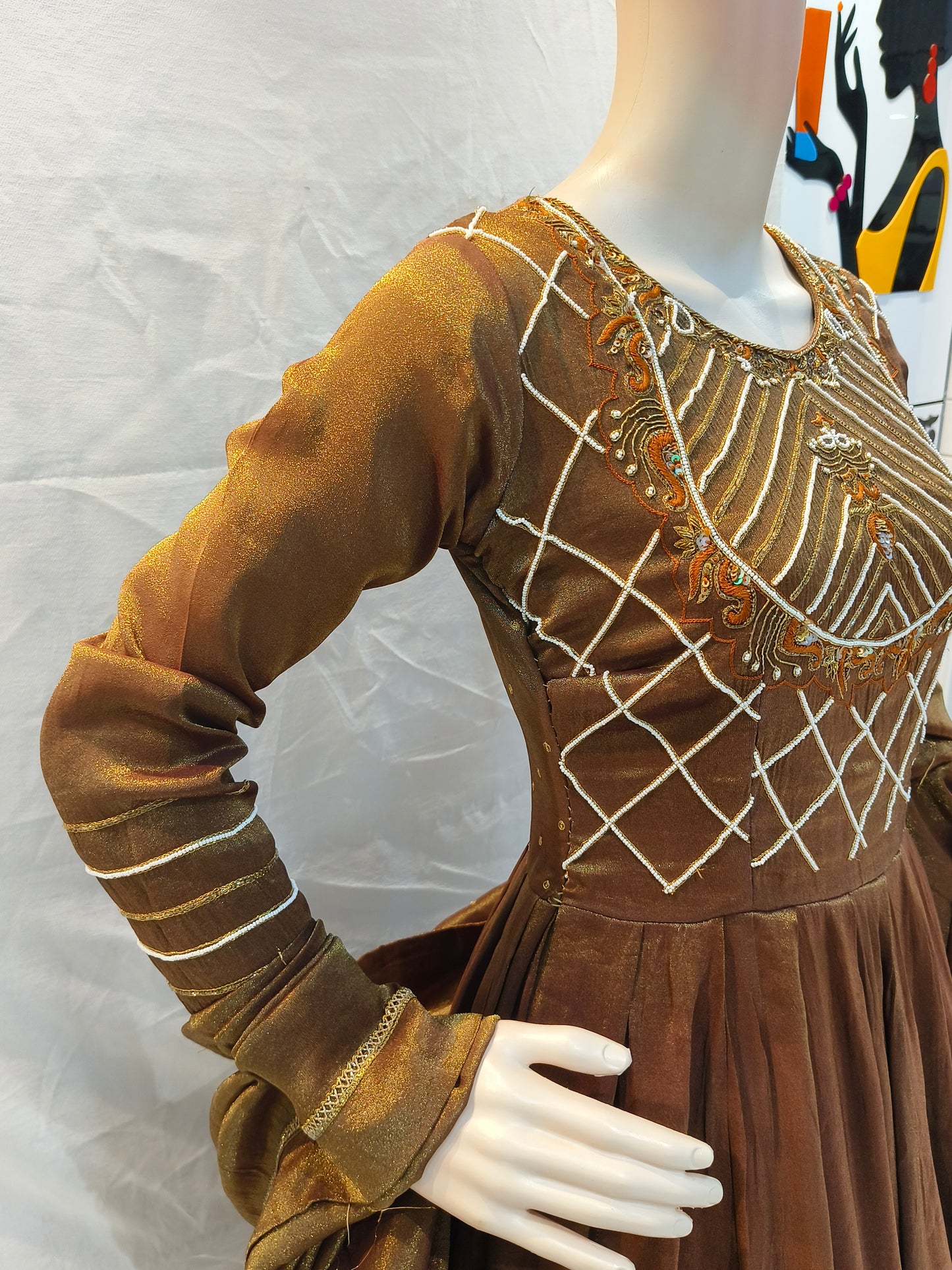 Jade Bulbul Designer Gown/Anarkali