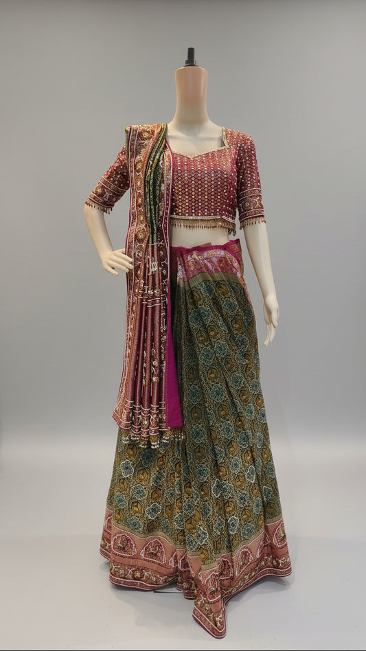 Olive Apsara Designer Saree W/D