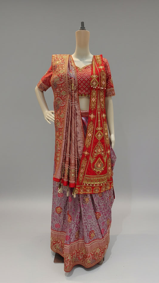 Violeta Raktphool Designer saree