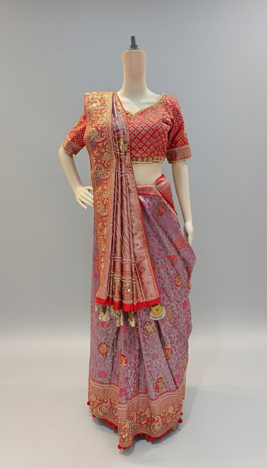 Violeta Raktphool Designer saree W/D