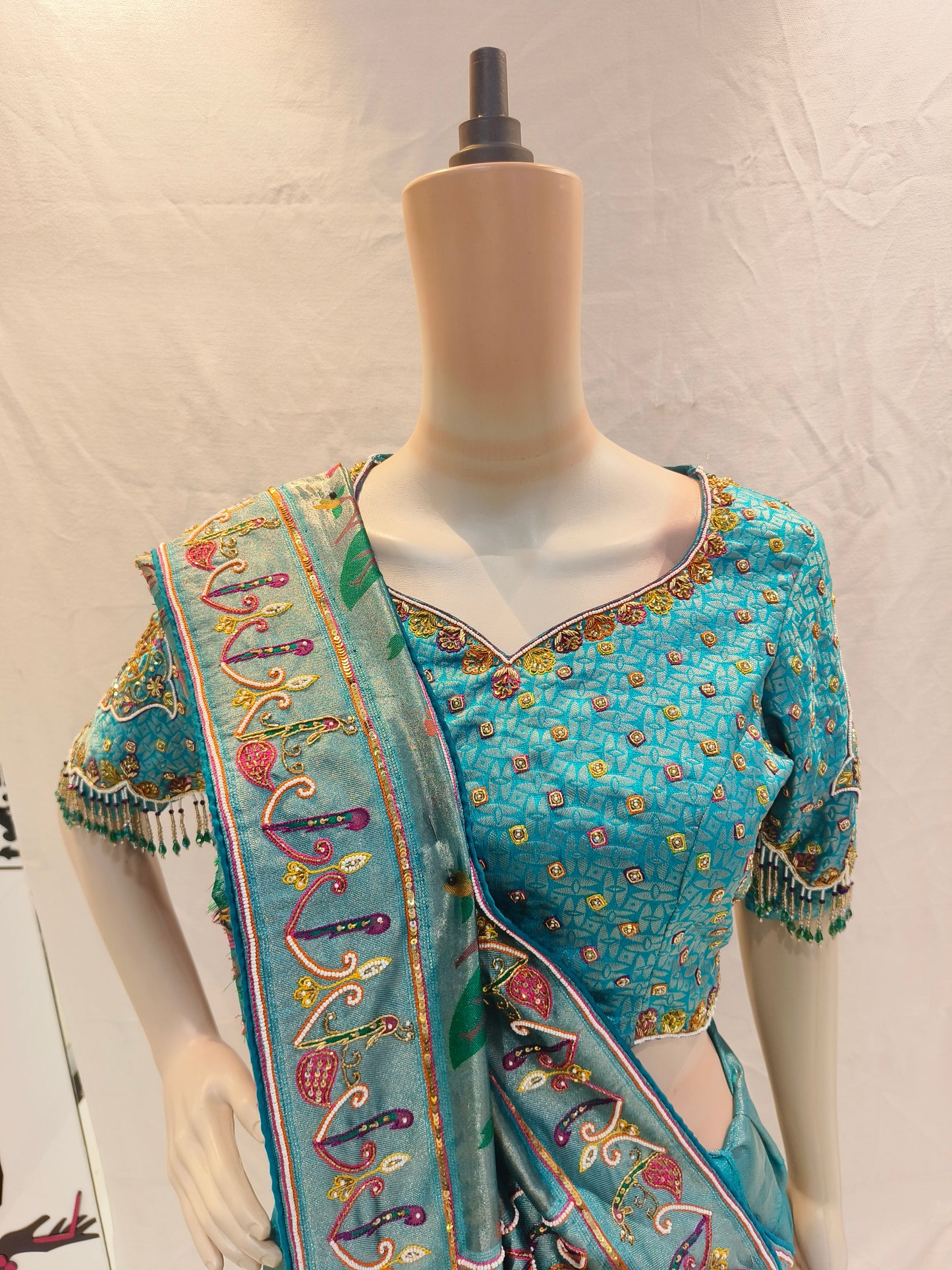 Azure Sadhana Designer Saree