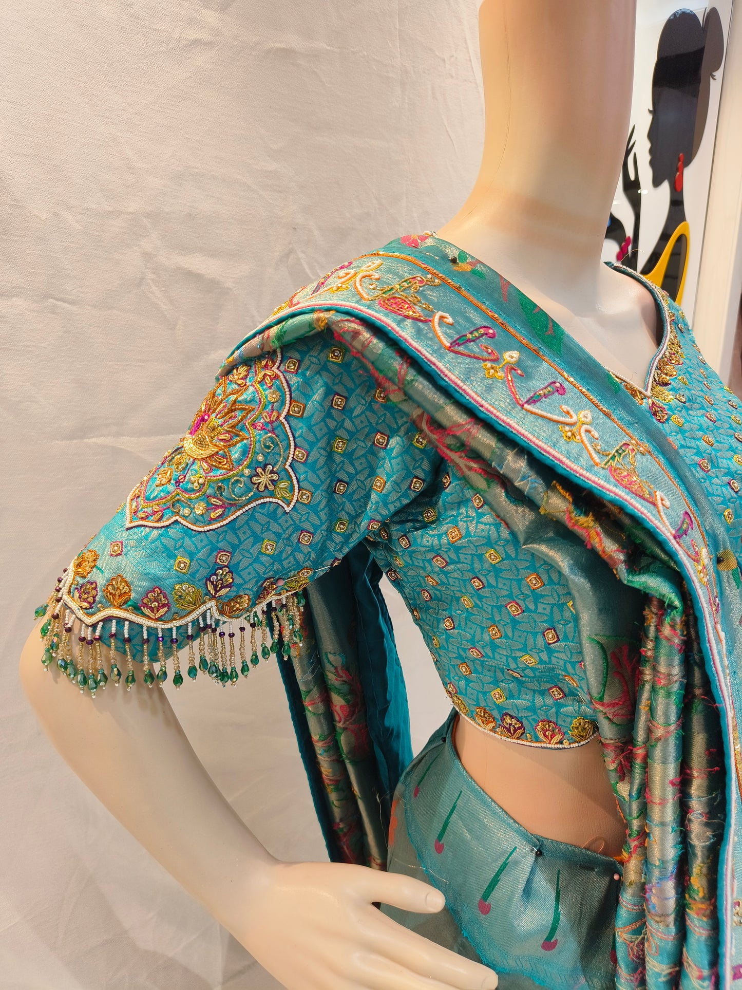 Azure Sadhana Designer Saree