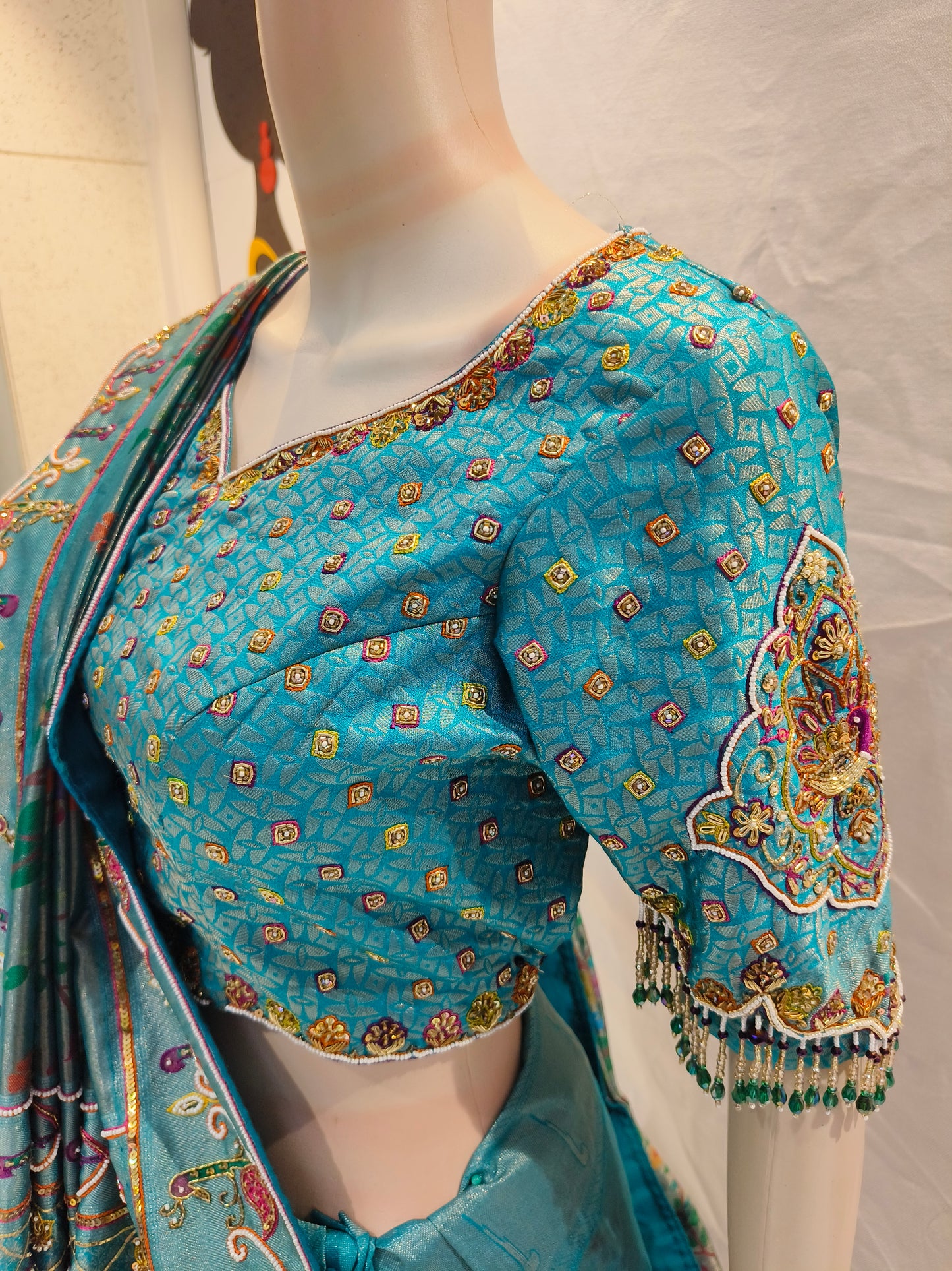 Azure Sadhana Designer Saree