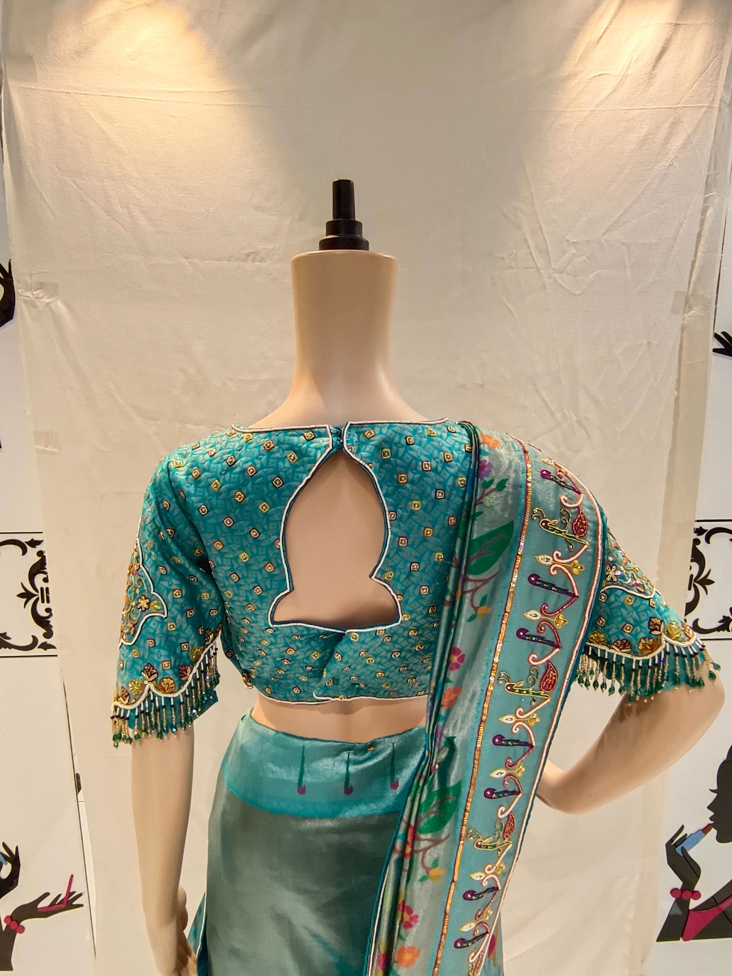 Azure Sadhana Designer Saree