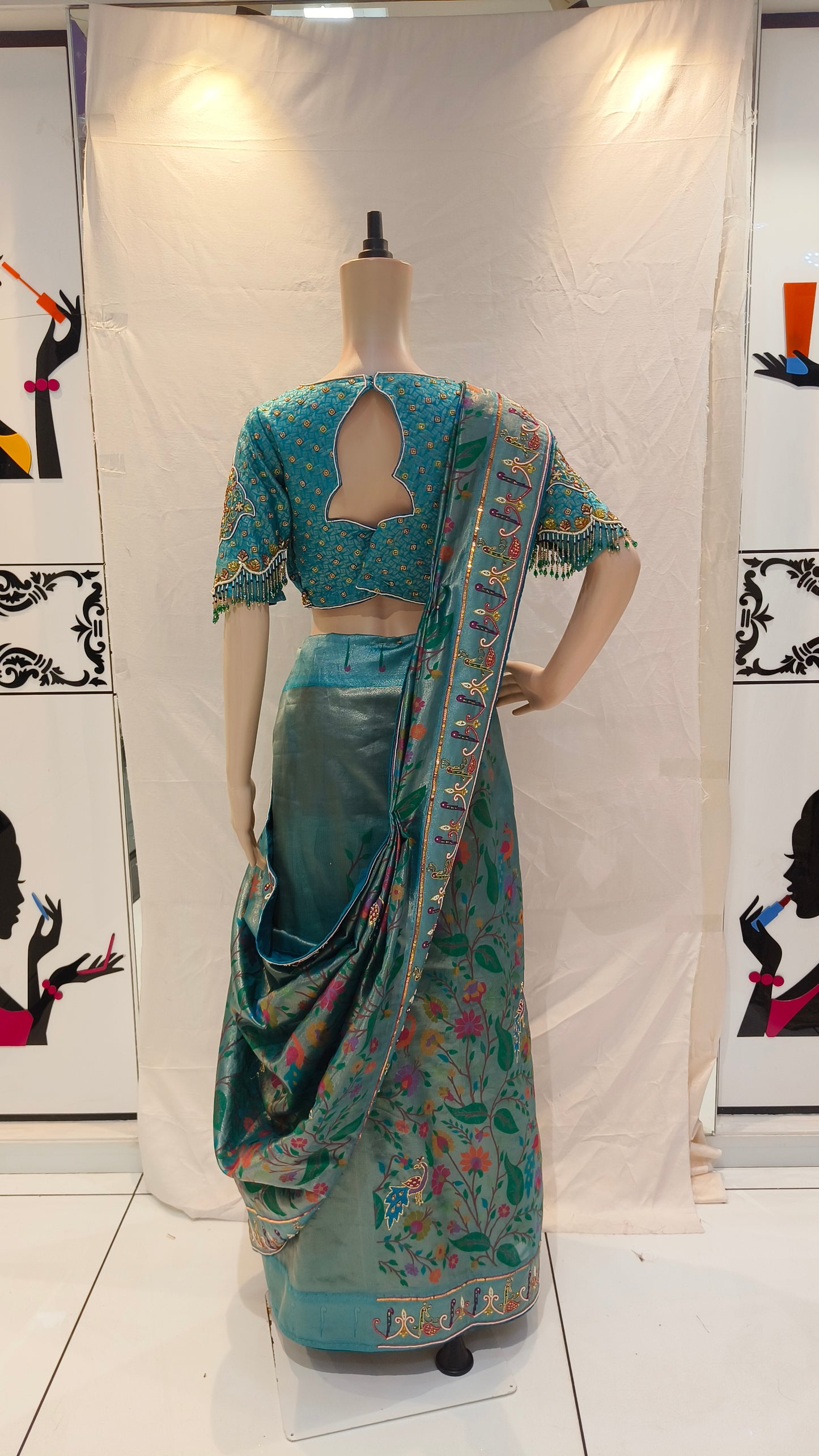 Azure Sadhana Designer Saree