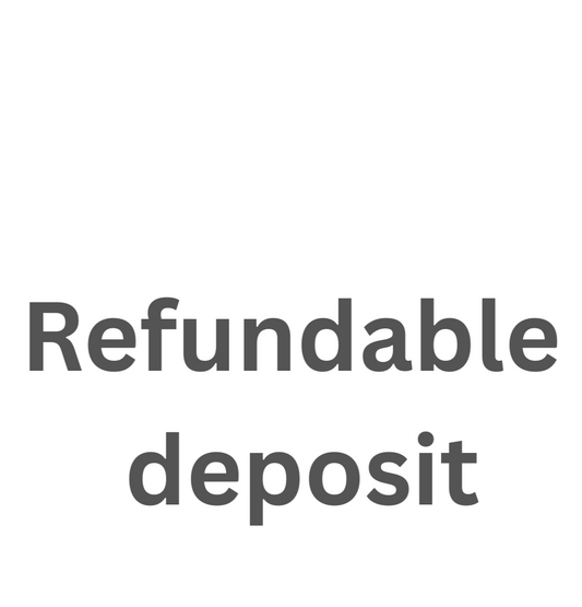 Blue Pearl Designer Indo-Western Refundable Deposit