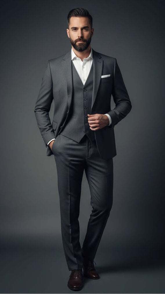 Smoky Matt Grey Suit