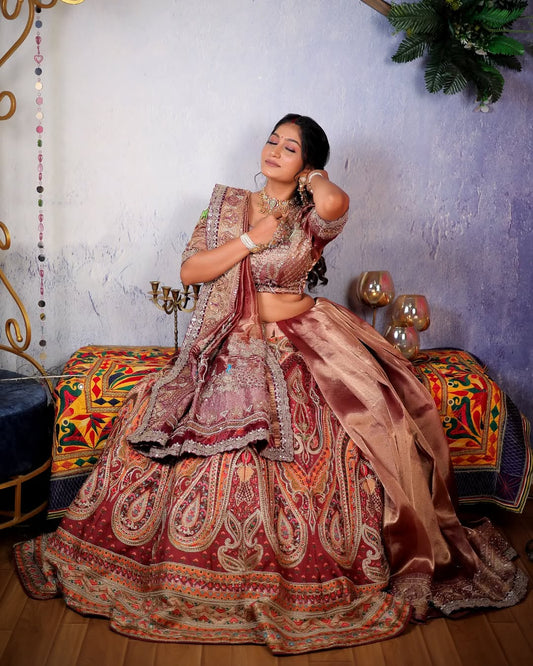 Floral Embroidered Lehenga