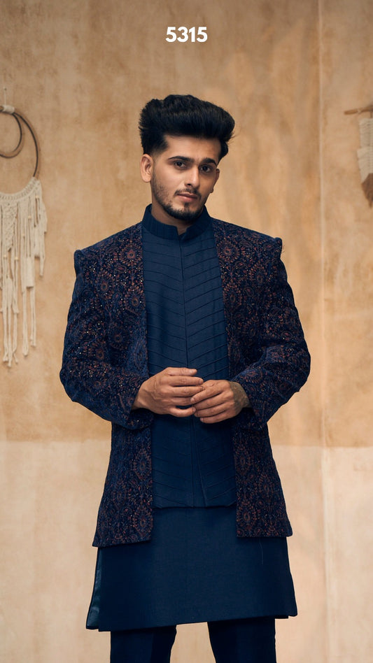 Designer Three Layer Indo-western